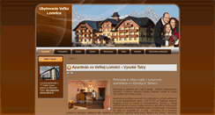 Desktop Screenshot of apartmanlomnica.eu